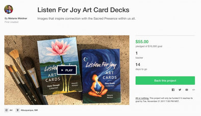 We’re Launched!!  Art Card Campaign NOW
