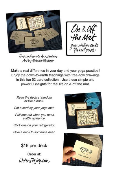 On & Off the Mat: Yoga Wisdom Cards