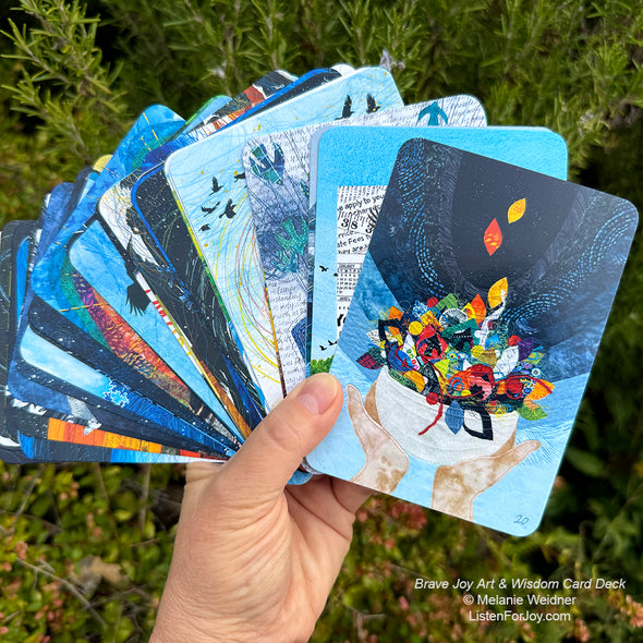 1 Deck, Art & Wisdom Cards, Brave Joy NEW