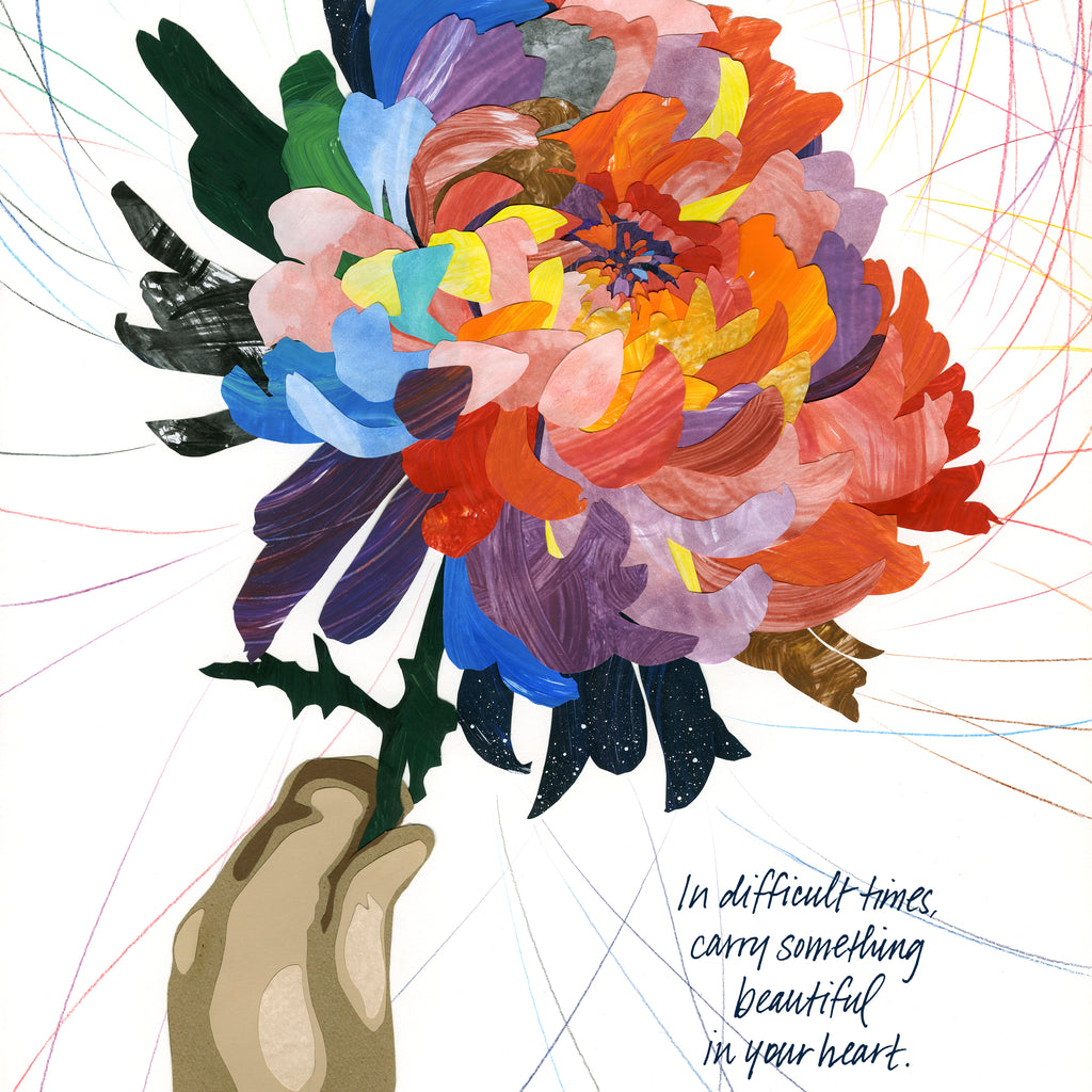 Product: Carry Something Beautiful | Listen For Joy | Spiritual Art