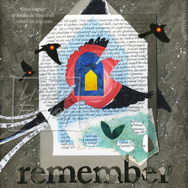 Product: Remember | Listen For Joy | Spiritual Art