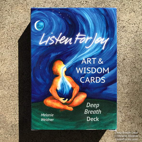 1 Deck, Art & Wisdom Cards, Deep Breath