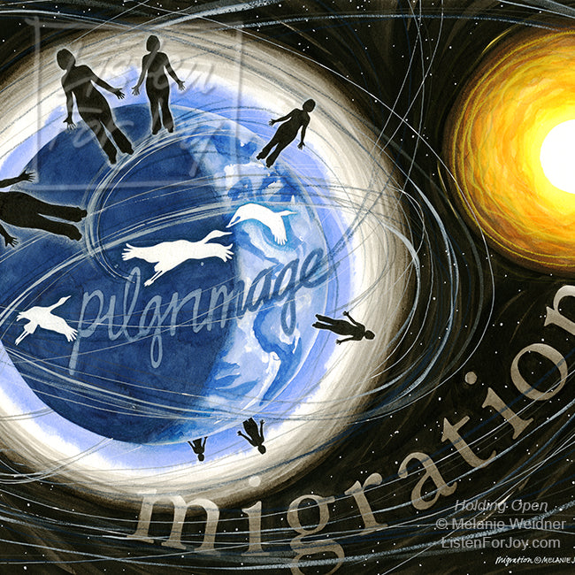 Original Art: Migration | Listen For Joy | Spiritual Art