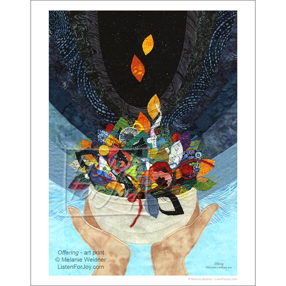 Product: Offering | Listen For Joy | Spiritual Art